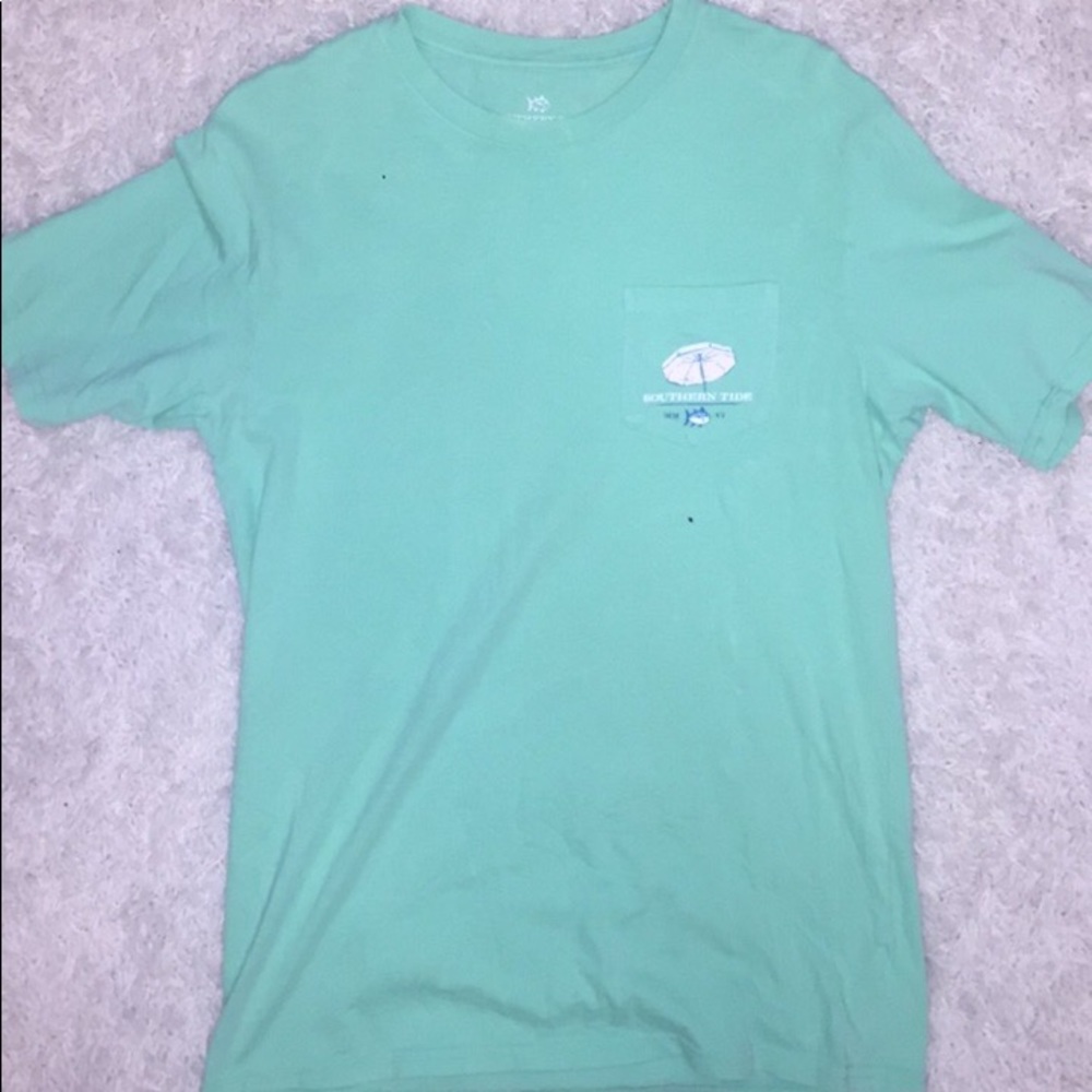 Southern Tide Men’s Short Sleeve Tee Shirt Green